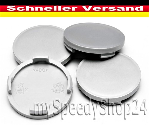Nabendeckel silber mm - 4x,